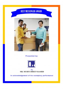 Poster - Best Messenger Award - Rashid