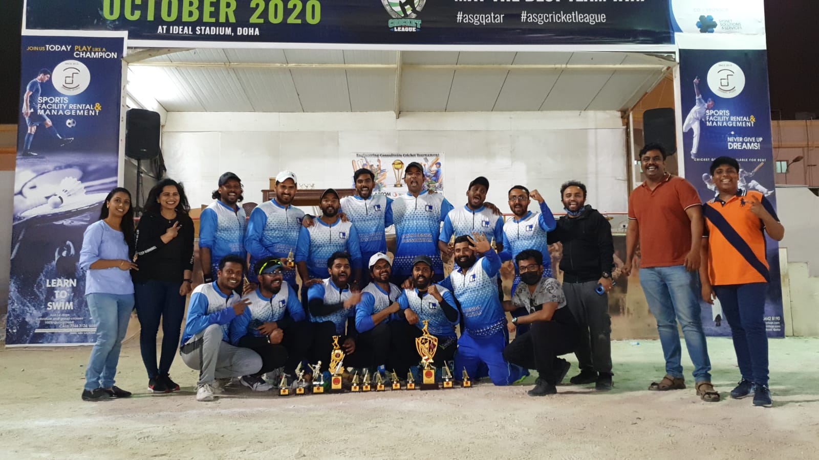 Winning team