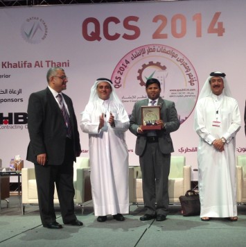 Shyam being honored 