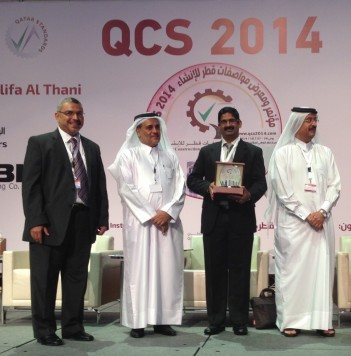 Srini being honored 