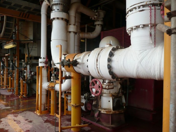 QG 1 Offshore Firewater Pump Test Line Vibration