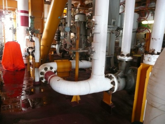QG 1 Offshore Firewater Pump Test Line Vibration