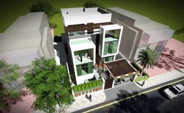 Top View of Villa
